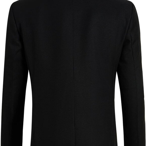 Elegant Men's Slim Fit 2-Piece Tuxedo Suit in Black - Sizes X-Large Available - Picture 4 of 6